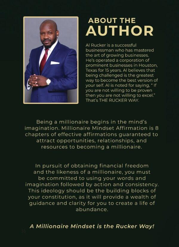 Millionaire Mindset Affirmation - Image 2
